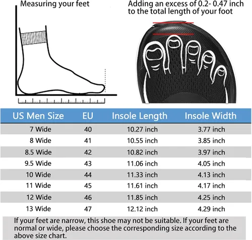 Vista 6 de OXOMOCA Wide Shoes for Men, Zero Drop Running Shoes Lightweight Breathable Neutral Cushioned Mens Wide Width Sneakers Tennis Wide Toe Box
