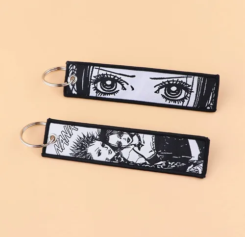 Vista 3 de NANA Osaki Komatsu Anime Llavero Manga Llavero Llavero Llavero Anillo, Negro