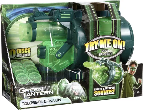 Vista 5 de Mattel Linterna Verde Colosal Cañón Blaster