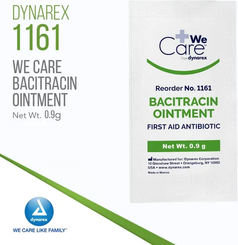 Vista 3 de Dynarex Ungüento tópico de bacitracina USP – Suministros para el cuidado de heridas de primera respuesta para cortes menores, rasguños y quemaduras