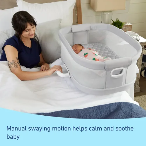 Vista 9 de Graco® Moisés DreamMore™ de cabecera Deluxe con movimiento relajante
