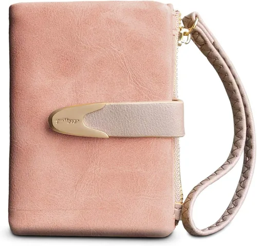 Vista 4 de TOPKULL Carteras para mujer Rfid pequeñas compactas con cremallera y monedero para mujer, S