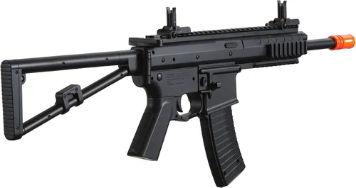 Vista 4 de Double Eagle Airsoft M307F PDW - Rifle de Airsoft con resorte de polímero, color negro