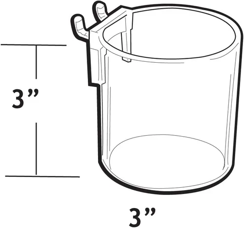 Vista 2 de Azar Displays 224053-10pack Expositor de vasos de 3" de diámetro (paquete de 10)