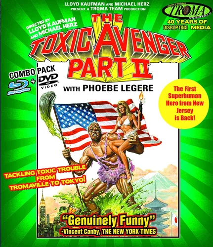 Vista 2 de The Toxic Avenger Part II Remastered (Blu-ray + DVD Combo)