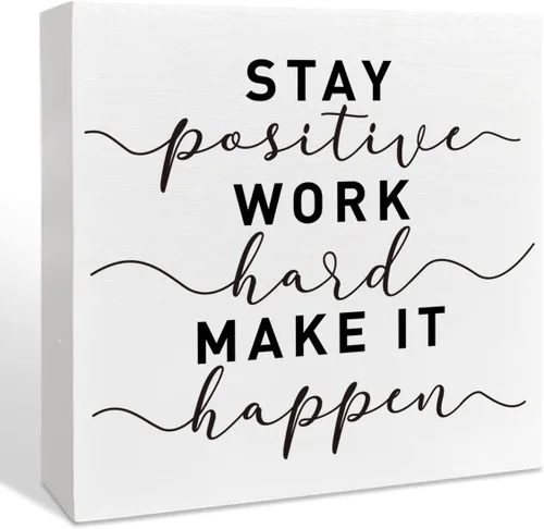 Vista 6 de Letrero de madera para habitación de niños, con texto en inglés «You Are Braver Than You Believe», decoración inspiradora de escritorio