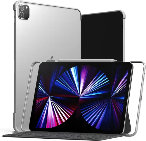 Vista 10 de Ringke Funda con teclado Frame Shield diseñada para iPad Pro 11 2021 (11 pulgadas, 3ª generación), color negro mate