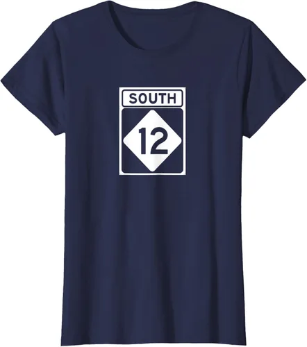 Vista 29 de Highway 12 South NC Outer Banks North Carolina Hwy - Camiseta, Negro, S