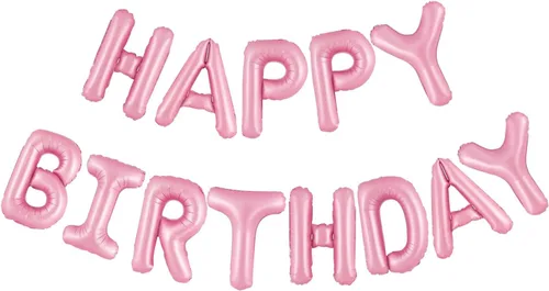 Vista 13 de CANREVEL Cartel de feliz cumpleaños, 13 letras de papel de aluminio de Mylar de 16 pulgadas, decoraciones de fiesta de cumpleaños para niños