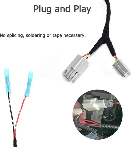 Vista 7 de EWAY Adaptador de corriente de 12 voltios para encendedor de cigarrillos GM Chevrolet Buick/arnés de cable para agregar dispositivo de radio CB