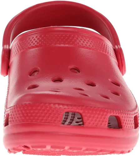 Vista 2 de Crocs Zuecos clásicos unisex para adultos, rojo, talla 5.5 de Reino Unido