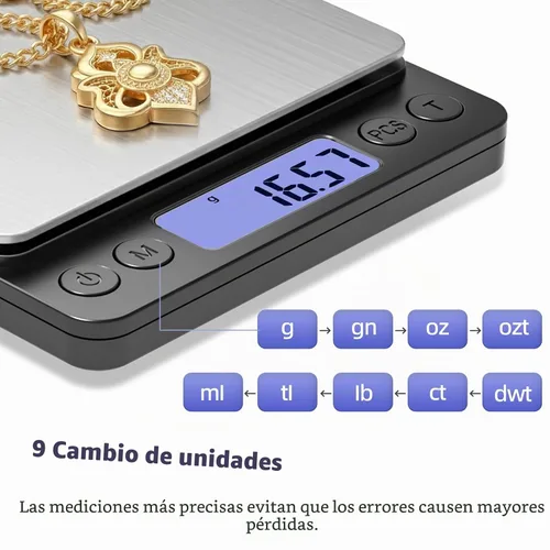 Vista 4 de SKEAP Báscula de monedas para pesar monedas, escala de gramo de alta precisión de 2.2 lbs/0.00 oz para coleccionistas de monedas, oro y joyas