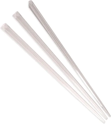 Vista 7 de BambooMN - Prisma triangular de plástico para aperitivos de frutas de 3.5" (9 cm) - Negro - 1000 piezas