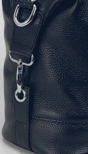 Vista 27 de Heshe - Bolsa de hombro de piel para mujer, con asa superior, bolsa cruzada