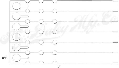 Vista 4 de 250 etiquetas y etiquetas de plástico para plantas de 9 x 3/4 pulgadas, 250 unidades, plástico térmico envolvente, etiquetas para árbol de jardín