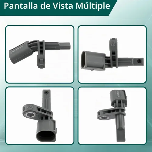 Vista 5 de AUTOKAY Kit de sensor de velocidad de rueda ABS 4X Compatible con Audi Q7 VW Touareg Porsche Cayenne 03-10