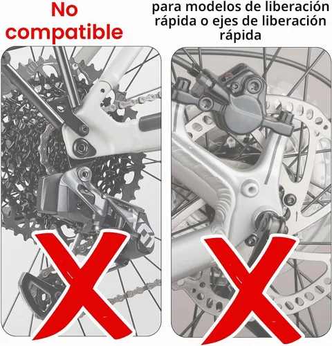 Vista 2 de Ruedas de entrenamiento de bicicleta, ruedas de entrenamiento para bicicleta de 20 pulgadas, compatible con bicicletas de varias velocidades de 18 a