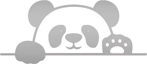Vista 18 de Animal Cute Panda 1 (azul celeste) (juego de 2) calcomanías de vinilo impermeables de alta calidad para accesorios de laptop, casco, ventana