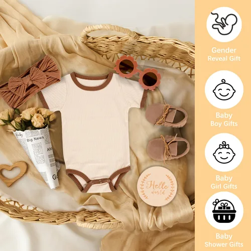 Vista 7 de Regalos de bebé niña, regalos de baby shower para niñas, regalo único para bebés, artículos esenciales para recién nacidos, gafas de sol para recién