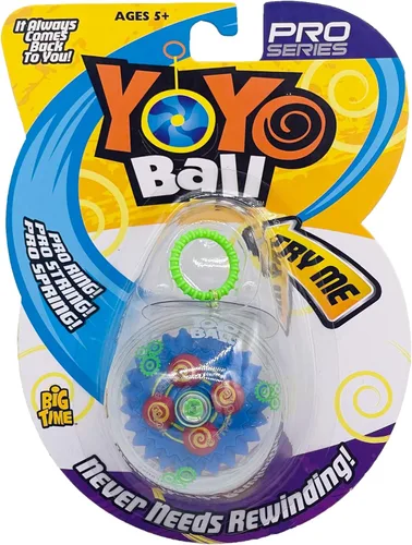 Vista 7 de Big Time Toys Yoyo Ball Yoyo de retorno automático, paquete de fiesta de 5, colores y patrones surtidos, nunca necesita rebobinar, nuevo giro