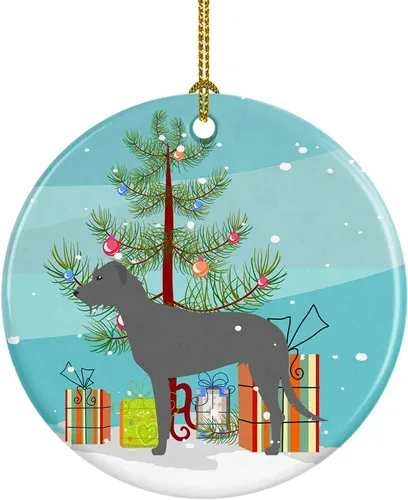 Vista 60 de Caroline's Treasures Cavalier King Charles Spaniel - Adorno de cerámica para árbol de Navidad, decoración colgante para el hogar, Navidad, fiestas