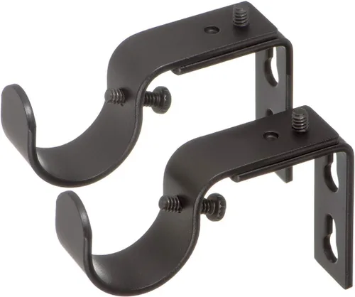 Vista 38 de Ivilon Soportes ajustables para barras de cortina - para barras de 1 o 1 1/8 pulgadas. Juego de 2 - Negro antiguo
