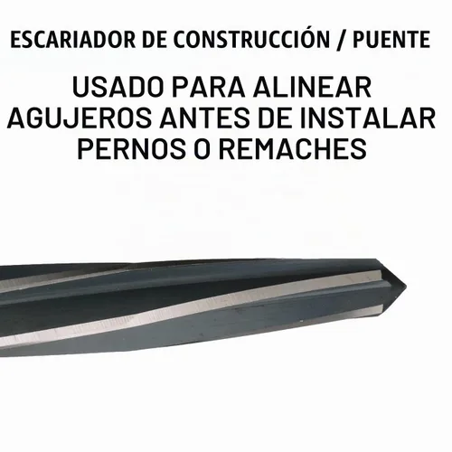 Vista 2 de Drill America - DWRRB1-1/4HEX 1-1/4" Escariador de puente/construcción con vástago hexagonal, serie DWR