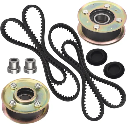 Vista 7 de 2 Kit de poleas 131-4529 125-2532 y correa síncrona 120-3335, para cortacésped Toro de 30 pulgadas Timemaster Turfmaster 131-4509, 131-4506