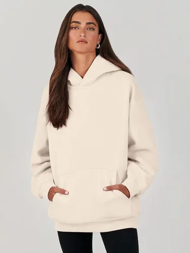 Vista 2 de ANRABESS Womens Oversized Hoodies Fleece Sweatshirts Long Sleeve Hooded Pullover Winter Clothes with Pocket