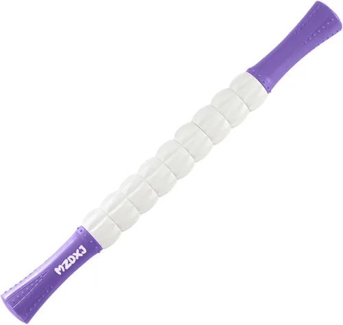 Vista 12 de Rodillo de masaje muscular - Pistola de fascia de tejido profundo para alivio del dolor miofascial, drenaje linfático y escultura corporal