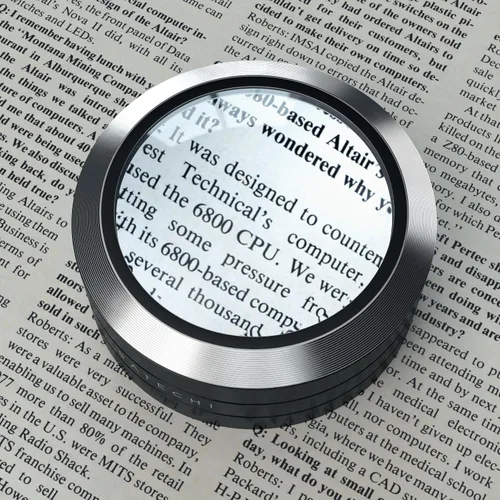 Vista 4 de Satechi ReadMate - Lupa LED de escritorio con aumento de hasta 5 veces - Funda de transporte incluida (negro)