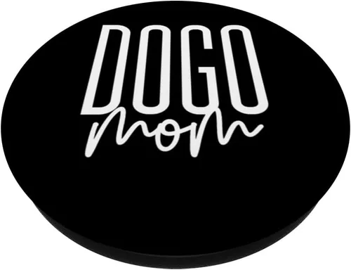 Vista 2 de Dogo Argentino Mamá Perro Mamá Dogo Argentino PopSockets intercambiables PopGrip