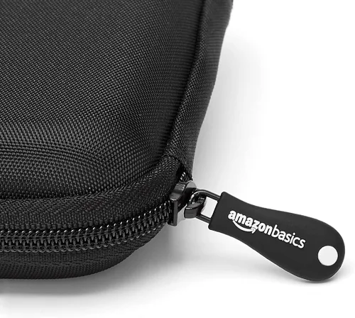 Vista 5 de Amazon Basics Estuche de transporte portátil para disco duro externo, color negro
