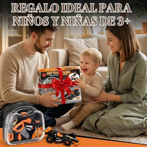 Vista 8 de Lehoo Castle Juego de herramientas para niños pequeños con taladro de Negro