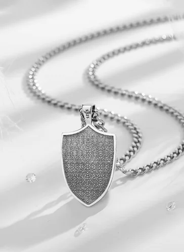 Vista 3 de CELESTIA Collar Lilith de plata de ley 925 para mujer, regalo de joyería de la diosa Sigil de Lilith
