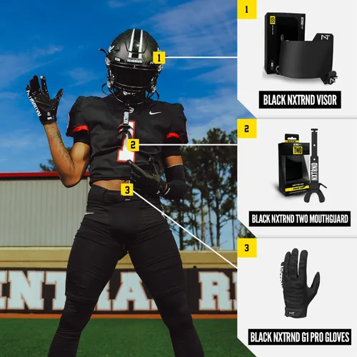 Vista 5 de Nxtrnd G1 Pro - Guantes de fútbol americano para hombre, guantes de receptor pegajosos para adultos