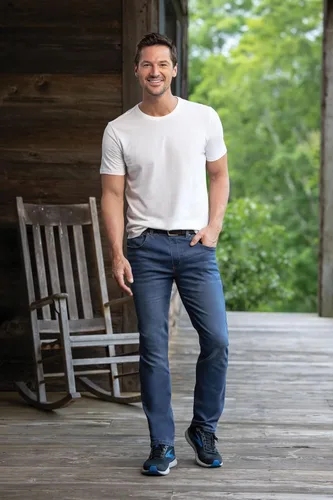 Vista 5 de PajamaJeans Jeans elásticos para hombre - Pantalones de chándal para hombre