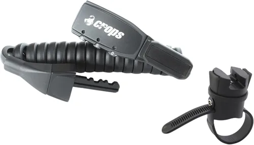 Vista 6 de CROPS K3-BIRO - Cable compacto para candado de bicicleta, 4 pies, negro - Esfera combinada de 3 dígitos reiniciable, cable de doble espiral de 0.157