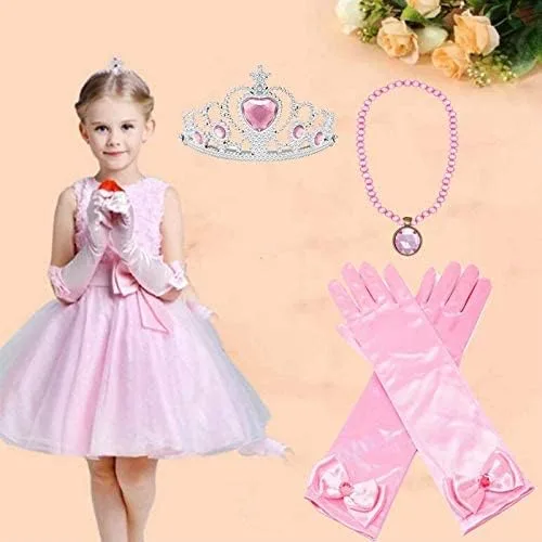 Vista 6 de Orgrimmar Accesorios de vestir de princesa, guantes, tiara, corona, varita, collares, regalos para niños y niñas