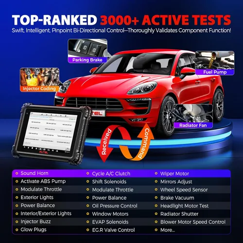 Vista 5 de Autel MaxiSYS MS906 MAX, 2026 - Escáner bidireccional de 10,1 pulgadas con ECU C0ding MS906MAX V2.0 of MS906 PRO MP900BT, 3000+ Test, 40+ Service