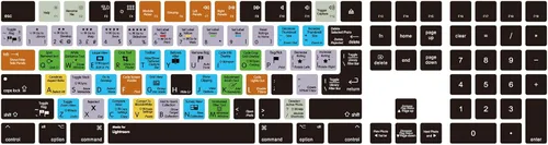 Vista 21 de HRH Funda de teclado de silicona negra para teclado mágico con teclado numérico A1843 MQ052LL/A lanzado en 2017 (diseño de EE. UU.)
