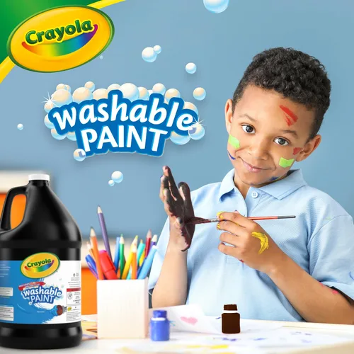 Vista 4 de Crayola Pintura lavable número 54-2128-053, GL, Negro