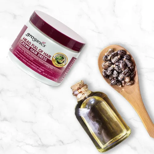 Vista 2 de Groganics Cabeza con cabello, 6 onzas, paquete de de 1