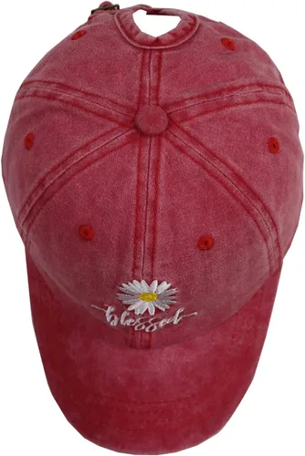Vista 5 de MANMESH HATT Daisy Blessed - Gorra de béisbol bordada para mujer