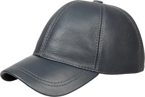 Vista 2 de Genuine Leather Unisex Baseball Cap