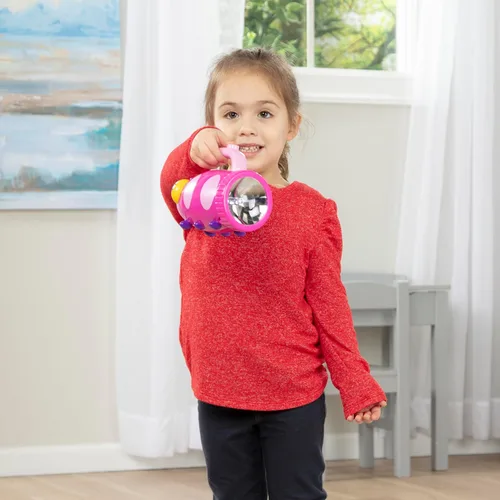 Vista 7 de Melissa & Doug Linterna con mango de fácil agarre de catarina Trixie, Sunny Patch