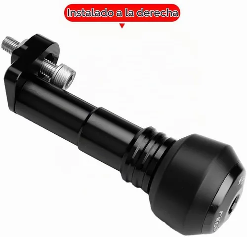 Vista 4 de Marco de protección contra caídas para motocicleta, protector de carenado, protector de almohadilla antichoque compatible con BMW G310R, G310GS Negro