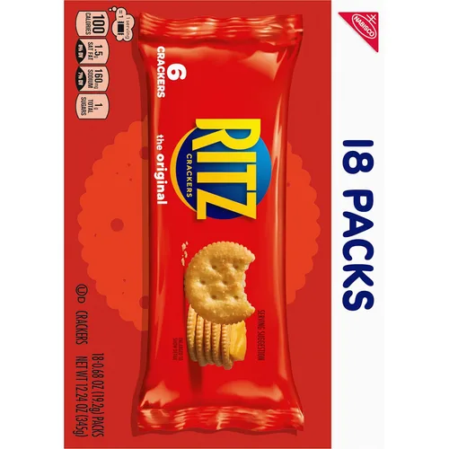 Vista 16 de RITZ Galletas originales, 72 paquetes de aperitivos (4 cajas)