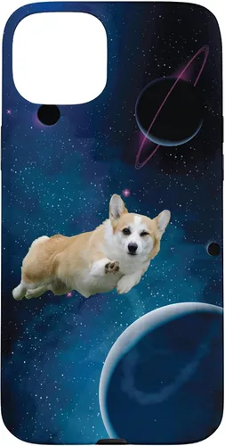 Vista 9 de Funny Kids Space Corgi Mom Pembroke Welsh Corgi Dog Lover Case for iPhone 17