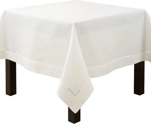 Vista 16 de SARO LIFESTYLE Servilleta de cóctel con borde cosido (juego de 12), negro, 6"x6
